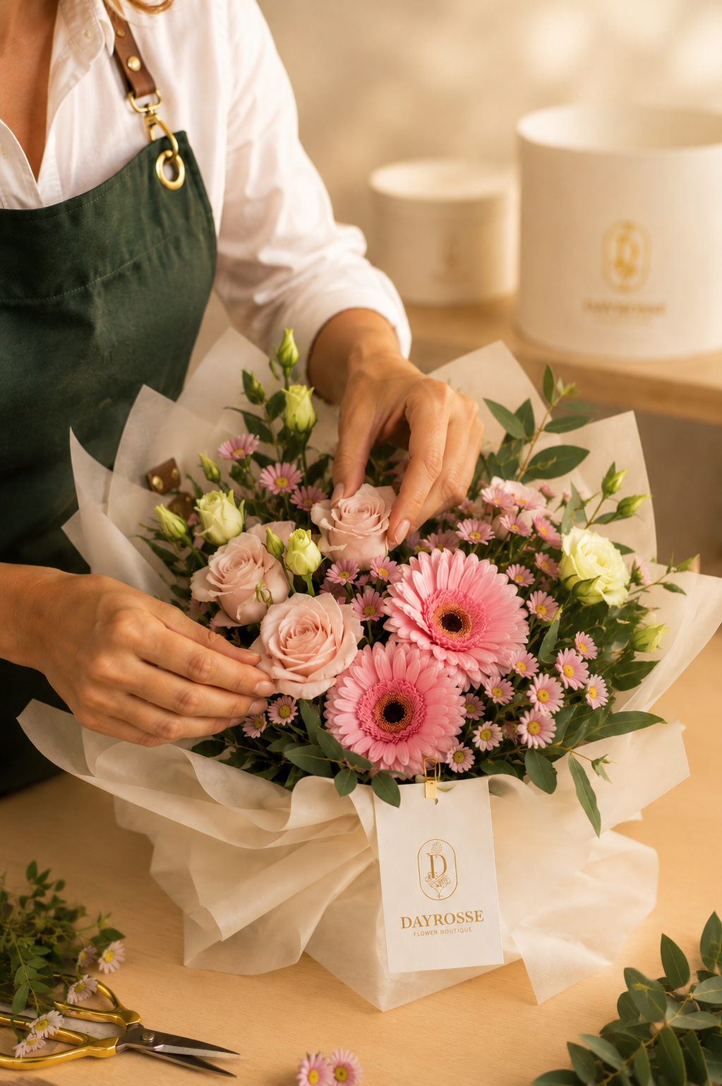 Curso de Floristería en Guadalajara · Guía Digital y Taller Presencial DAYROSSE