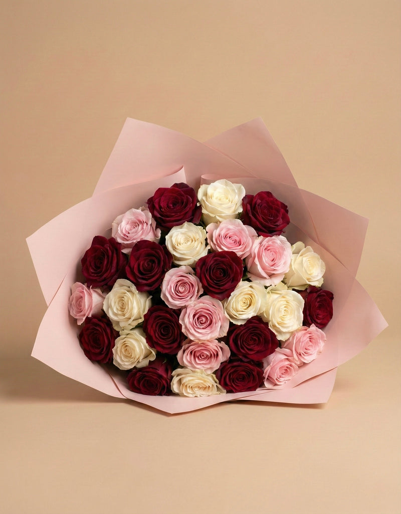 Ramo Rosas Bicolor