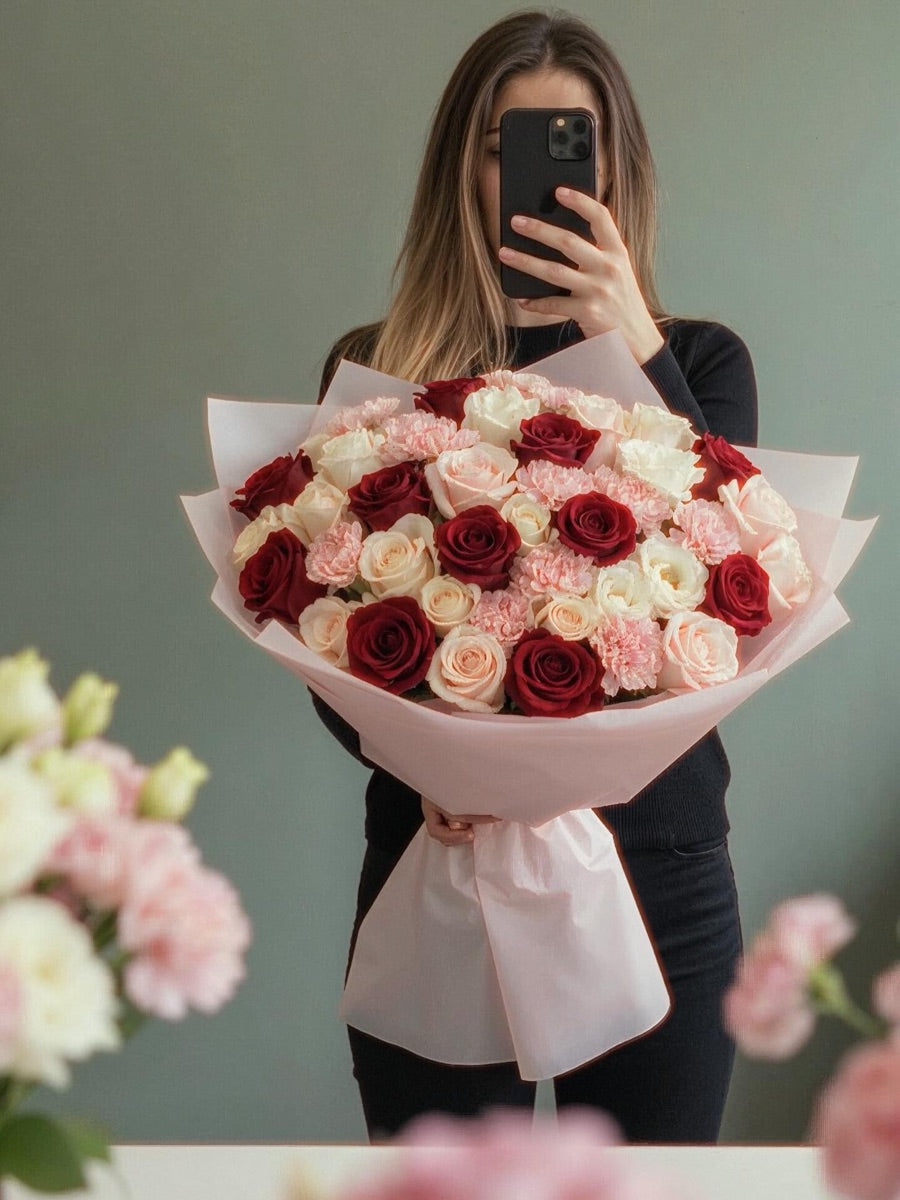 Ramo mixto de rosas Dayrosse