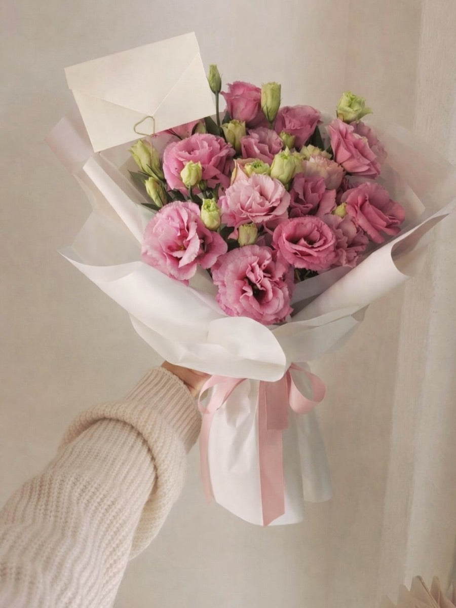 Ramo de lisianthus rosados Dayrosse